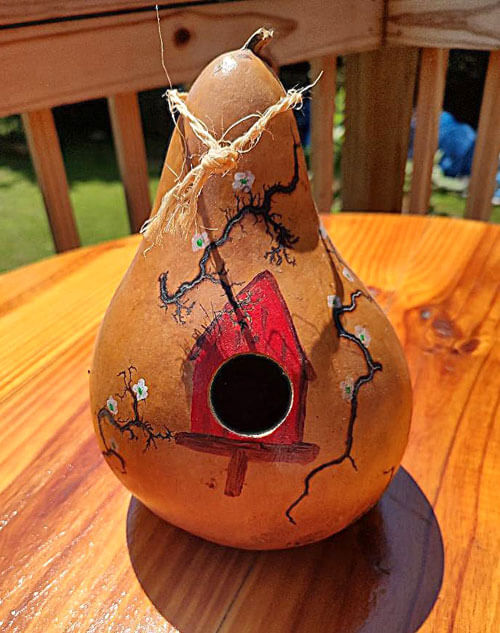 gourd bird house